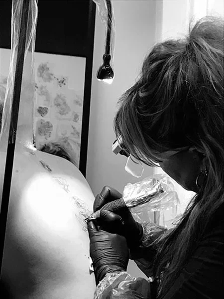 L'artista al lavoro