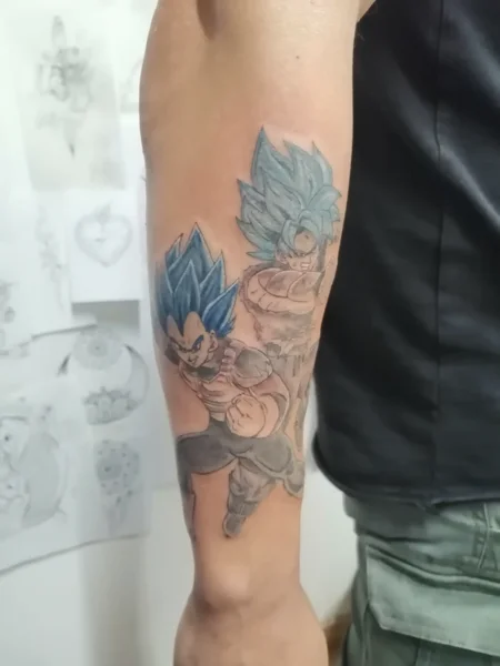 anime-dragonball-vegeta-goku-supersaiyan